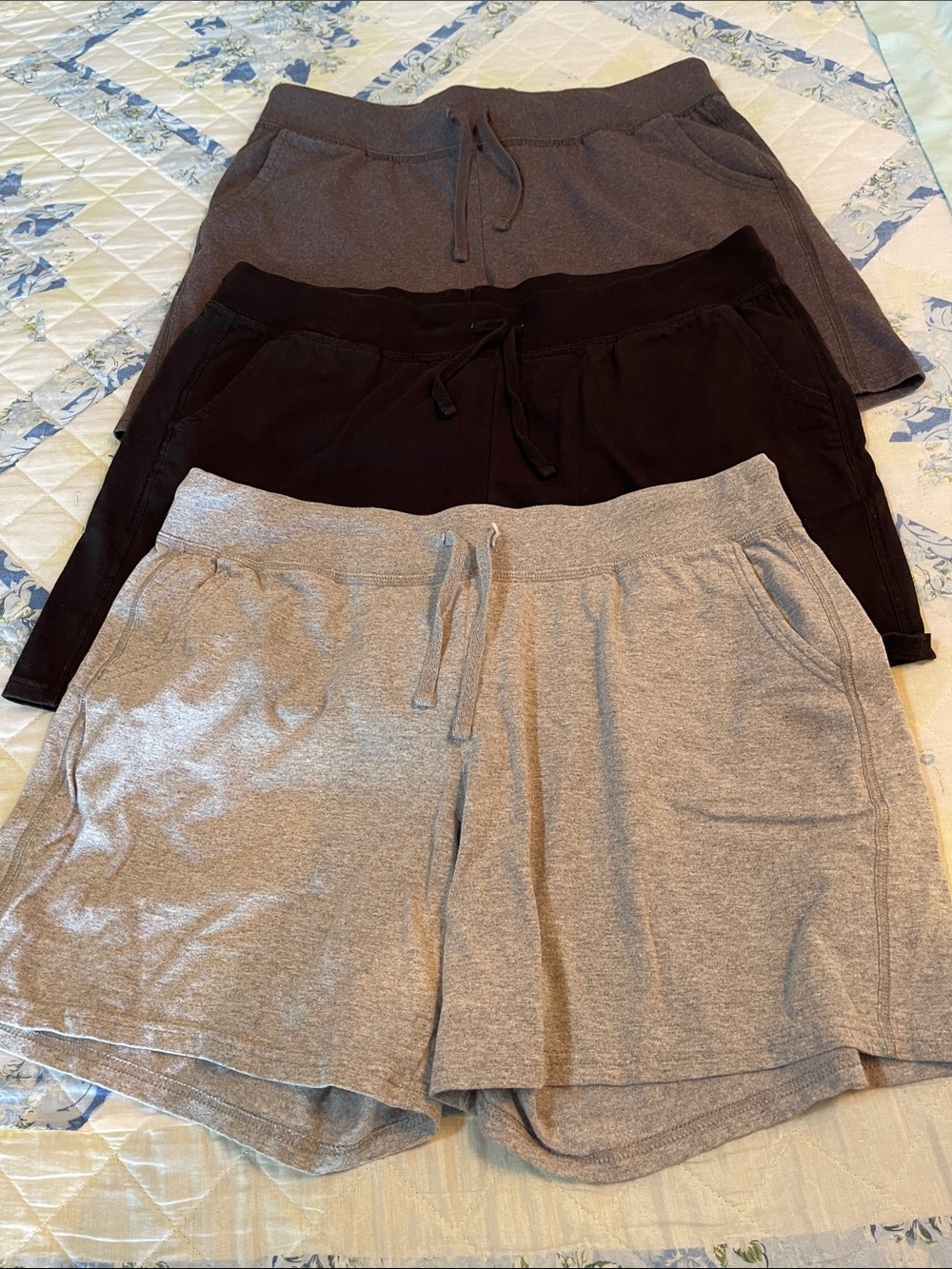 3 pair Hanes women’s 90%cotton, 10%polyester shorts, XL